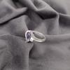 Natural Iolite Gemstone 925 Sterling Silver Jewelry Zircon Women Ring For Gift CZR-8-2