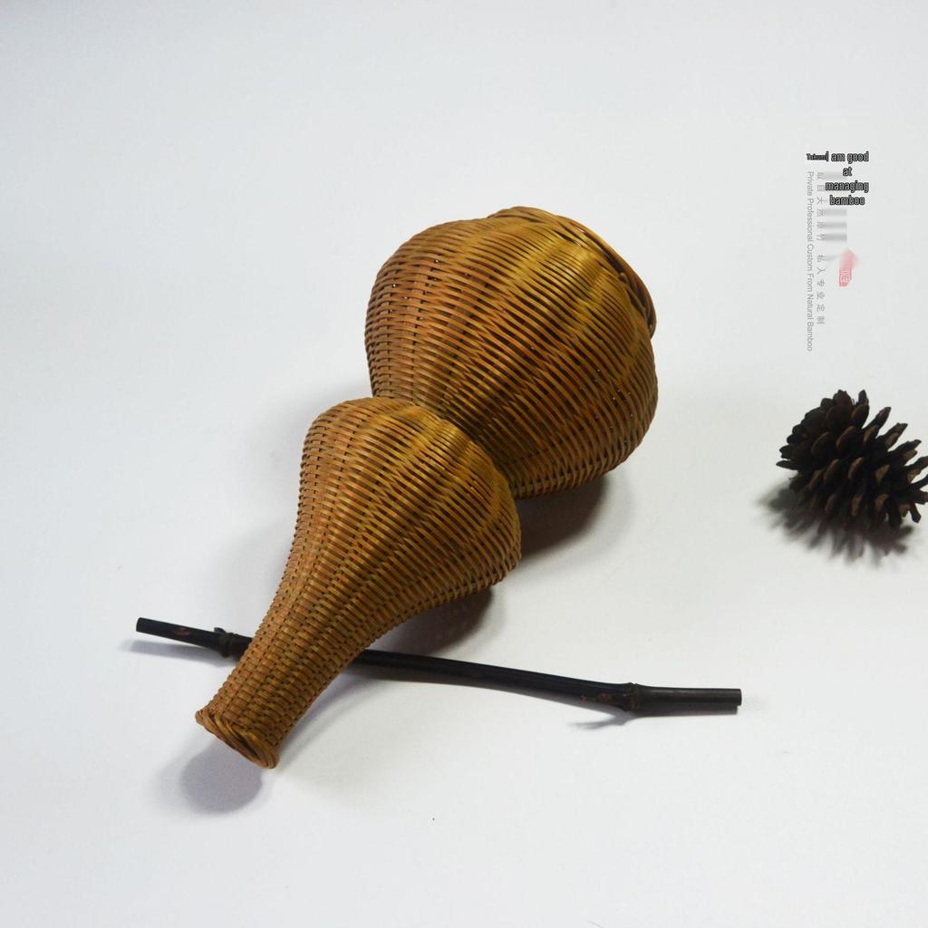 Handmade Bamboo Woven Flower Vase and Ornament Collection