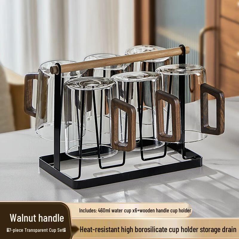 Jiakangming Heat-Resistant Glass Cup Set