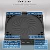 Cooling Fan for X Series X 2 Turbo Fans Rear Game Controller Radiator with USB XSX Console Accessories
