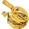 Old Vintage Military Compass Nautical Pocket Shiny Brass British Prismatic Compass