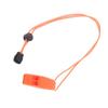 10 Pcs Durable ABS Safety Whistle Reflective Lanyard Orange Emergency Whistle Shrill Sound Emergency Safety Whistle Hiking