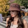 9245 Summer Big Brim Sunscreen Sun Hat Breathable Versatile Sunshade Bucket Hat Spring and Autumn Outdoor Mountaineering Hat Women