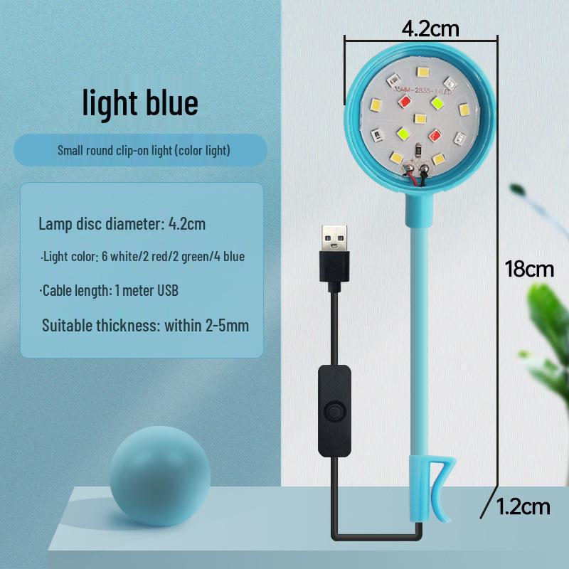Mini USB LED Clip Light for Aquariums - High Brightness for Aquatic Plants