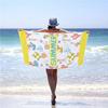 Summer Swimming Beach Towel Hawaii Sport Fitness Yoga Bath Towel Printed Free Quick Dry Beach Towel Microfiber Bath