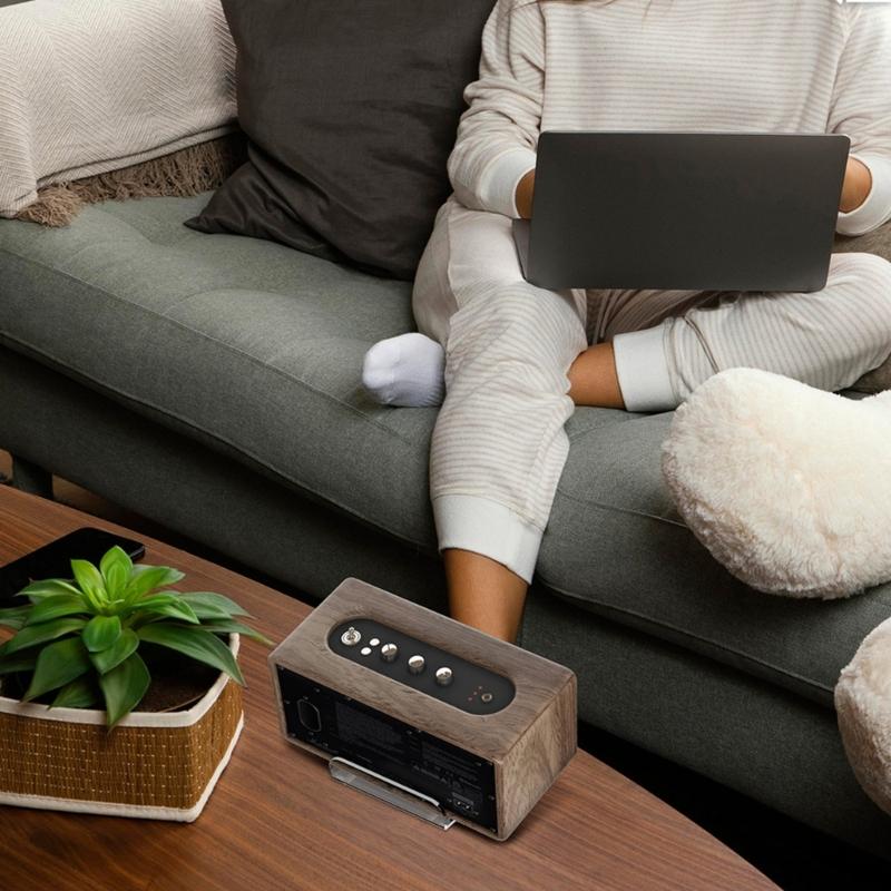 Strong Acrylic Tilting Speaker Stand Universal Desktop Base with Not Slip Design Simple Installs for Multiple Speakers