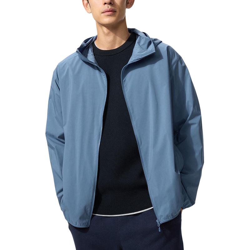 Uniqlo Portable Zipper Hooded Comfortable Casual Sun Protection Jacket Unisex Jackets 482210-65