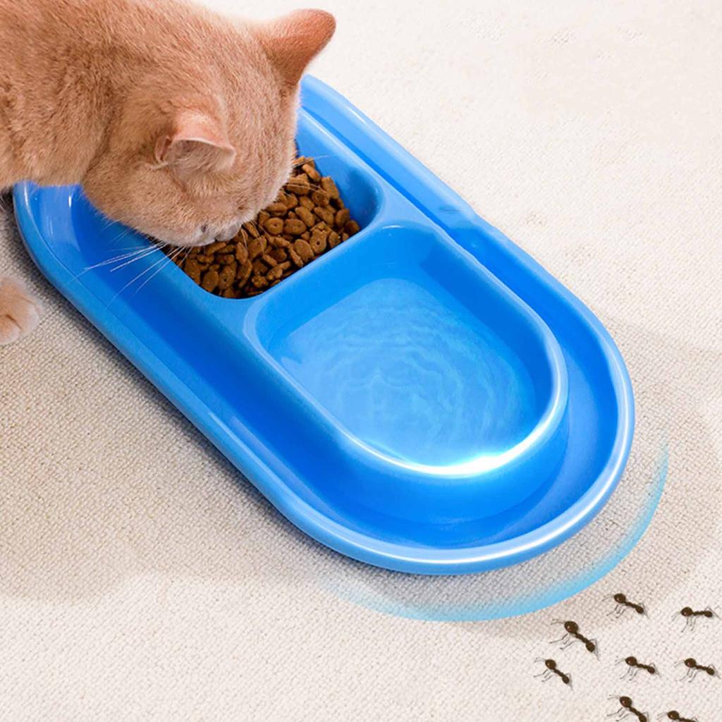 Outdoor Katzenfressnapf Mehrzweck Wasserdicht Regensicher Insektensicher Tragbar Haustier Doppelnapf für