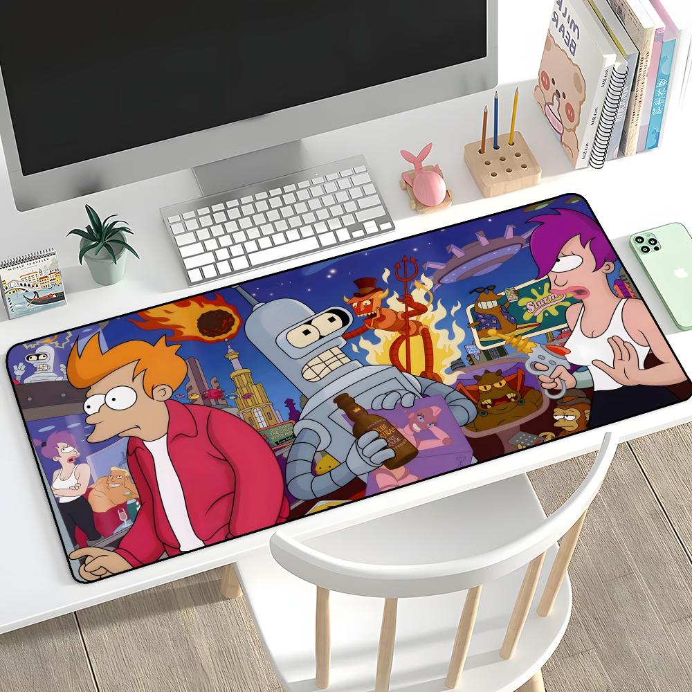 

F-Futurama Mouse Pad Rubber Mat Laptop Xxl Mousepad Notebook Gamer Computer Table Gaming Accessories 600x300x2mm
