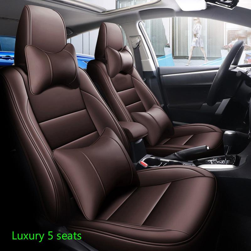 Luxury Custom Fit Car Seat Covers For Toyota Corolla 2014 -2018 Auto Protector Seat Cushion Faux Leather Waterproof Styling