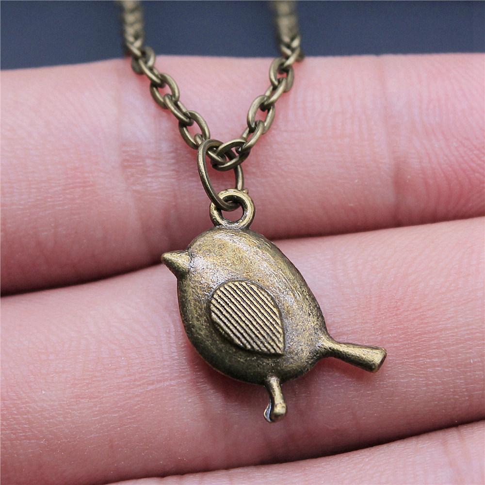 Pendentif Sagesse Hibou Aigle en Bronze Antique, Collier Collier Maman, Nouveauté Cadeau