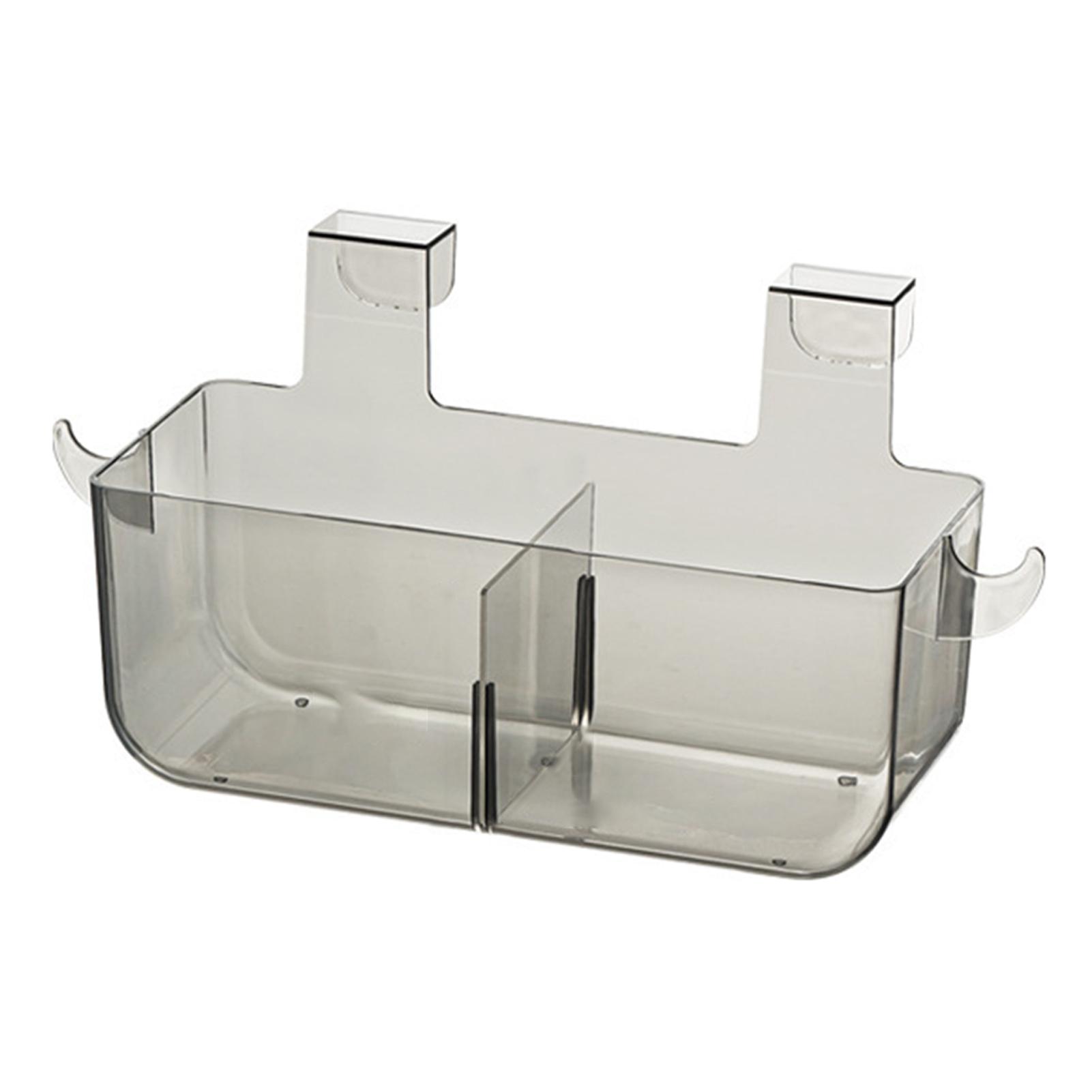 Multifunctional Wall Mounted Storage Rack For Kitchen Versatile Kitchen Cabinet Storage Box For Organized Kitchen серый