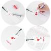 Set Of 10 White Paper Bookmarks with Tassels Handmade Reading Bookmarks Supplies for Kid Adult Art Painting Project