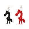 1/3/5/10PCS 2026 Year of The Horse Black Horse Plush Mascot Hanging Ornament Small Pony Bag Pendant Decoration