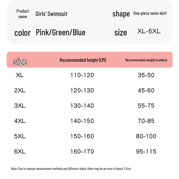 Girls' Professional Swimsuit for Training - 2024 New Autumn/Winter Collection