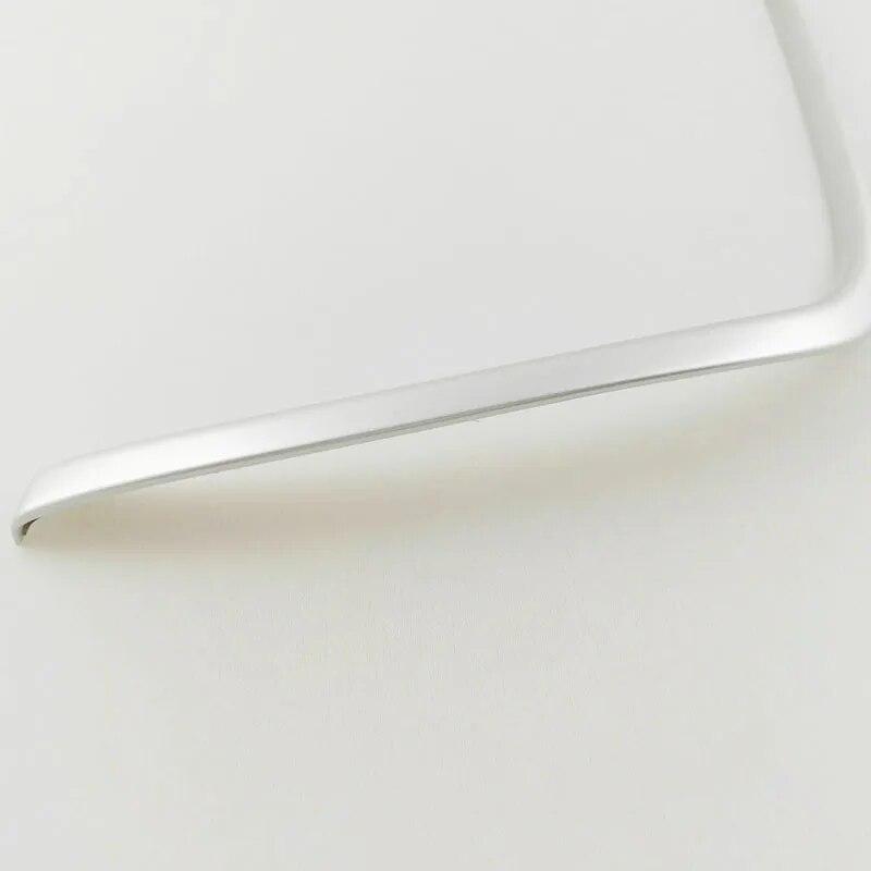 2014 15 16 17 18  ABS Chrome Car Styling Navigation Air Conditioning Frame Panel Cover Trim for Toyota Highlander Kluger