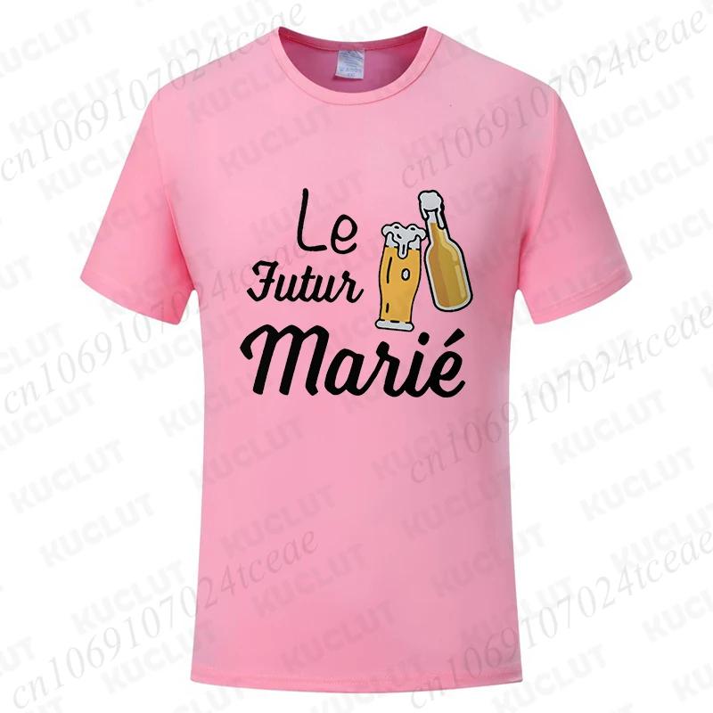 Beers for The Groom Squad T-shirt French Evg Team Future Groom Best Man Tshirt Boyfriend Bachelor Party Tees Wedding Clothing