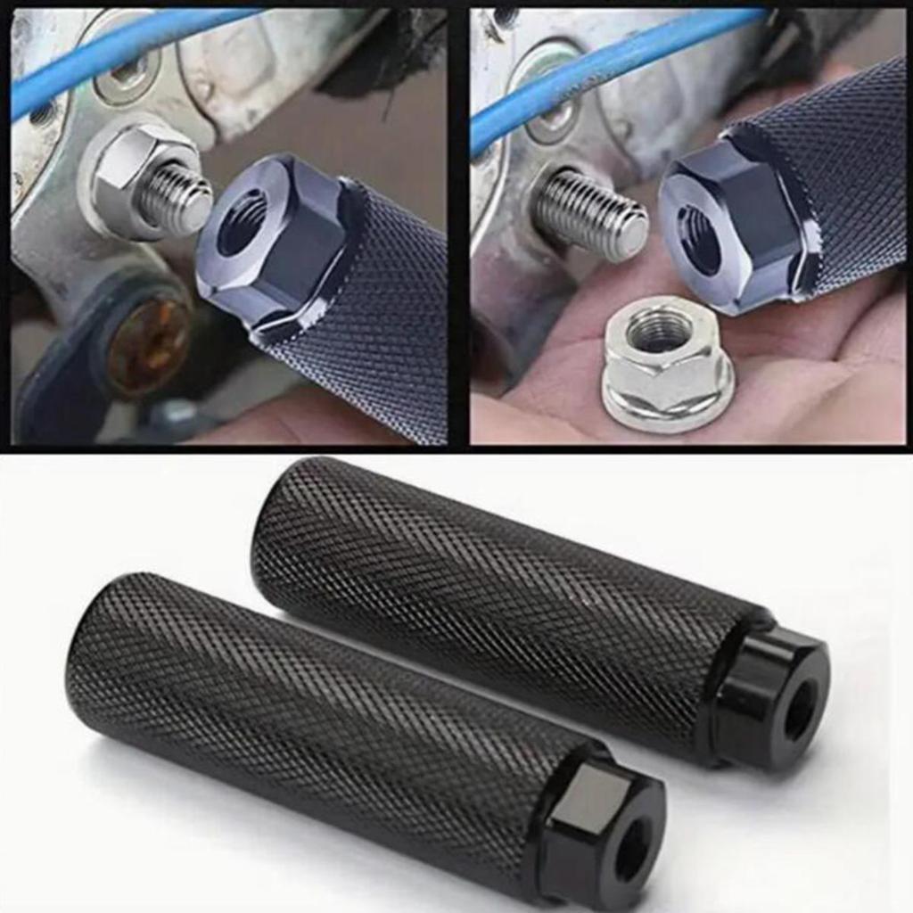 2Pcs/pack Cyclings Pegs Aluminum Alloys Bikes Foot Peg for Kids Adult Rear Feet Pedal for Mountain Bikes Foot Stunts Pegs