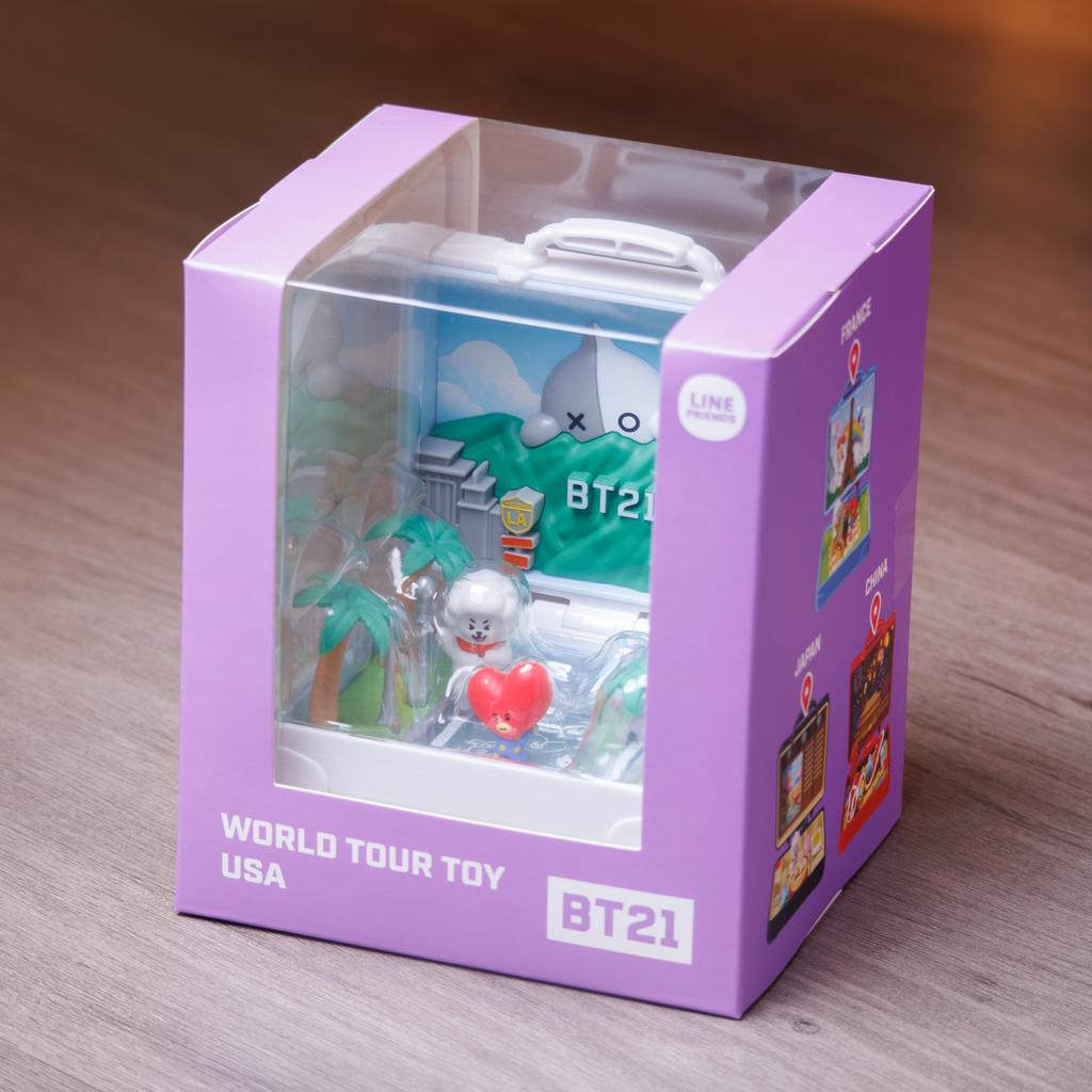 BTS collaboration luggage action anime figure Collectibles, figurine display pieces, anime figurines Christmas gifts