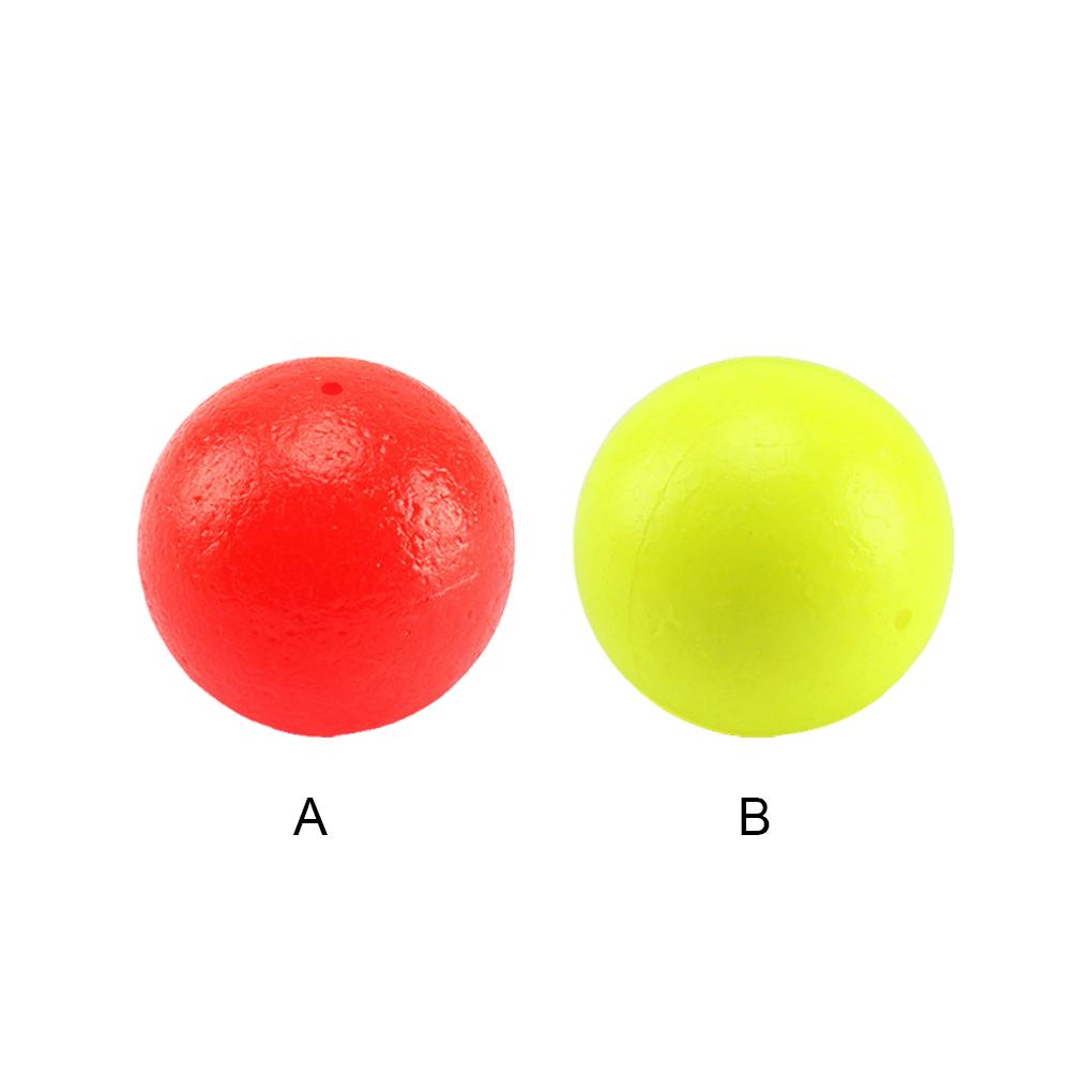 100 Pieces 10mm/12mm/14mm Lightweight Fishing Baits Wear-resistant Drifting Beads Lure Fishing Drifts Ball for River Sea
