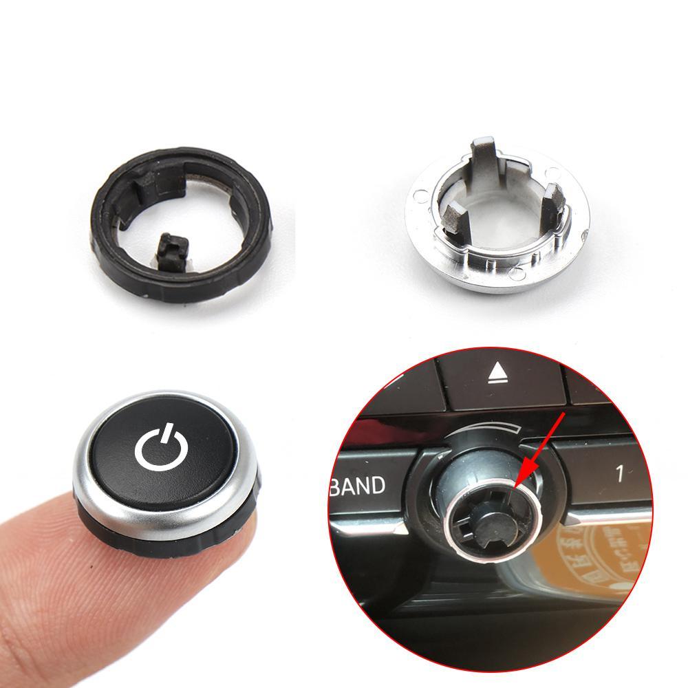 Car Radio Switch Knob CD Volume Button Suitable for BMW 5 7 Series X5 X6 F02 F07 F10 F15 F16 64119350272