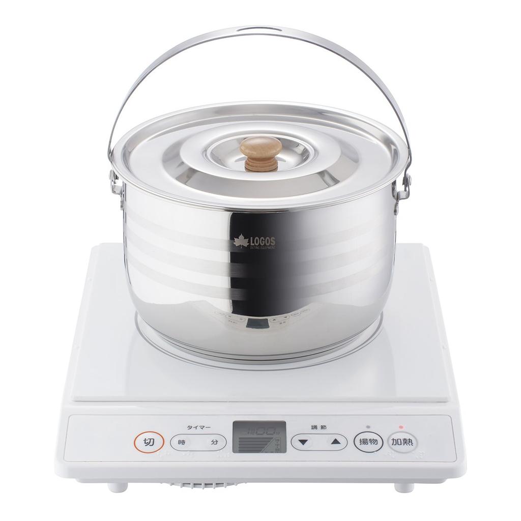 LOGOS 3-Layer Stainless Steel Hanging Pot, Medium, 81210001