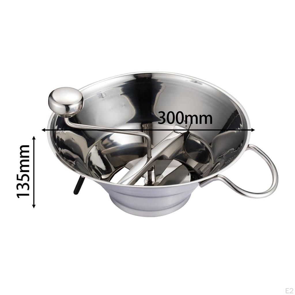 Handkurbel-Lebensmittelmühle, Kartoffelstampfer, tragbares Gemüsesieb für die Küche für Obstsauce