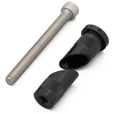 Daytona 26154 Motorrad Schwergewicht Lenkerende Reparaturprodukt Universal M8 Typ Befestigung Silber