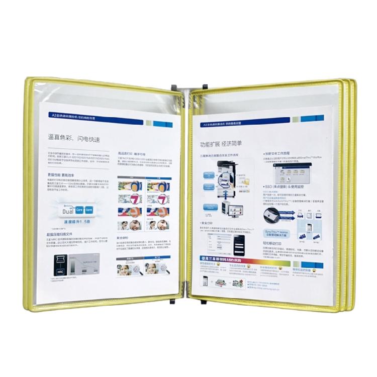 Wall Reference Organizer with 5 Easy-Loading Pocket for Workshop