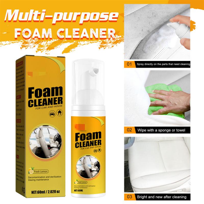 New Multi-Purpose Foam Cleaner Leather Clean Wash Automoive Car Interior Home Wash Maintenance Surfaces Spray Foam Cleaner
