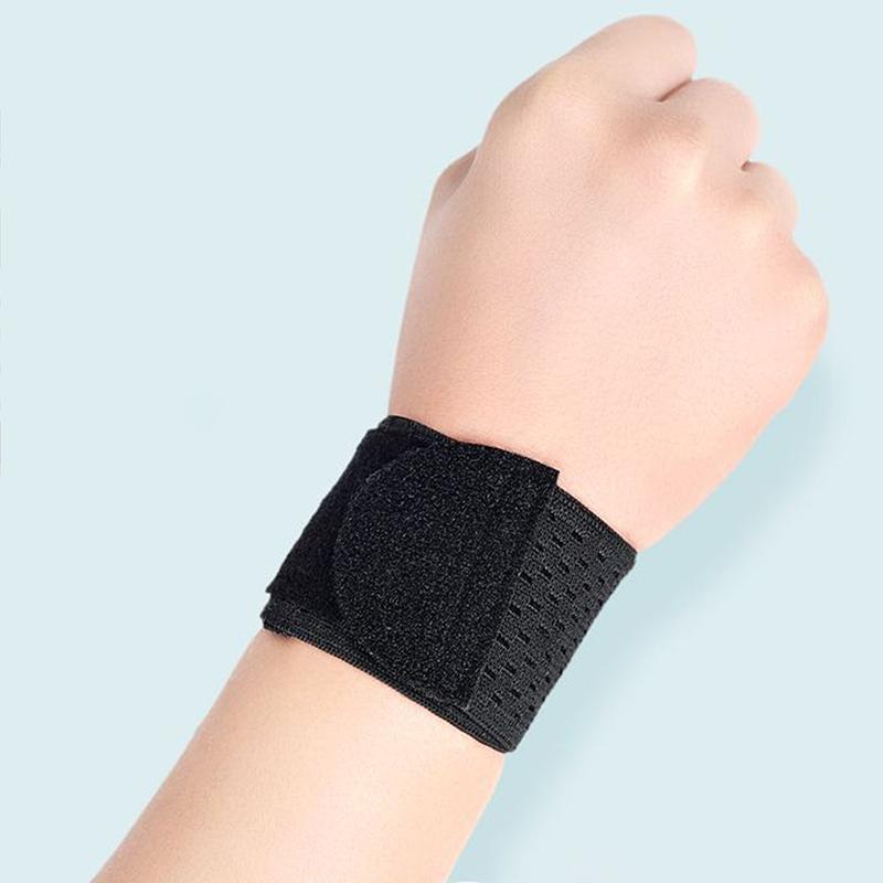 

1 шт. Напульсник Дышащий Тонкий Компрессионный Напульсник Поддержка Для Тренировок Фитнеса Тяжелой Атлетики Тендинита Боли Растяжения Унисекс чёрный