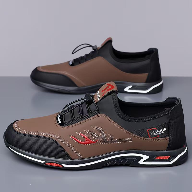 

Casual men s shoes trendy men s leather shoes breathable versatile sports shoes foreign trade men s shoes male manufacturer 39