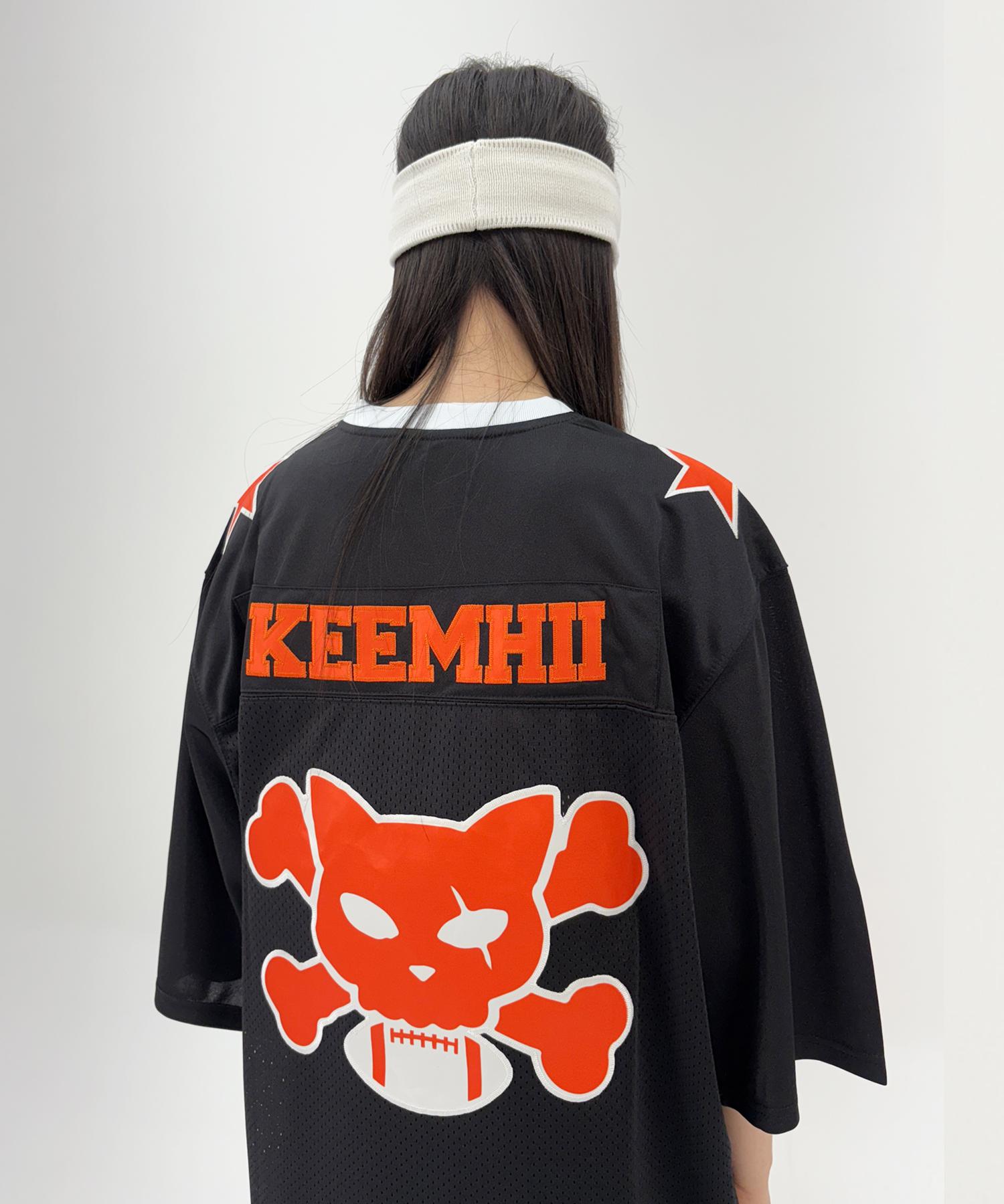Kimhi Star American Cat Football Jersey - [Black]