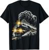 Steam Engine Train Vintage Locomotive Conductor  Unisex T-Shirt