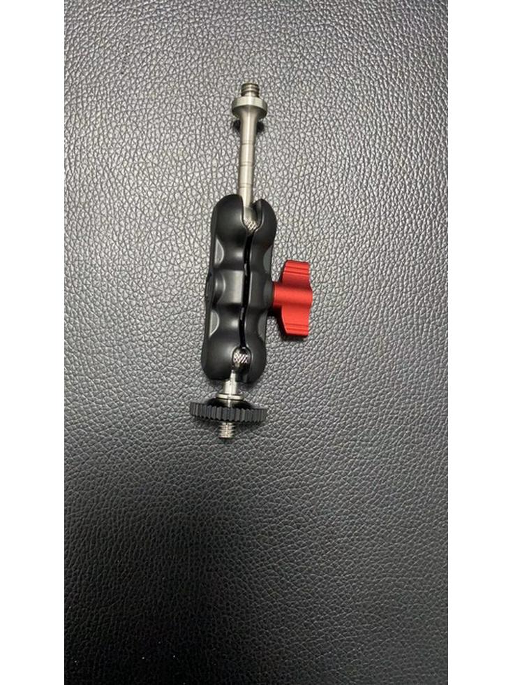 Double-Headed Magic Arm Bracket with Flash Clamp