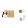 COACH Field Leather Tote Bag, Shopping Bag, Shoulder Bag, Crossbody Bag, Handbag Small Women's White/Brown C3461-B4CAH