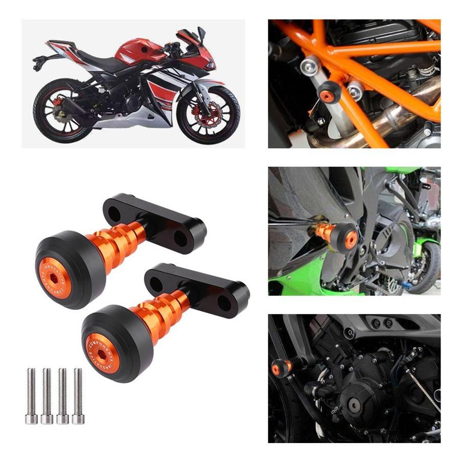 Frame Sliders Crash Pads Protector For KTM 125 200 390 DUKE 2012-2015 03 04 Orange