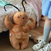 Abdominal Muscles Cockroach Plush Toys Y2K Cockroach Stuffed Dolls Muscle Cockroach Doll  Kids