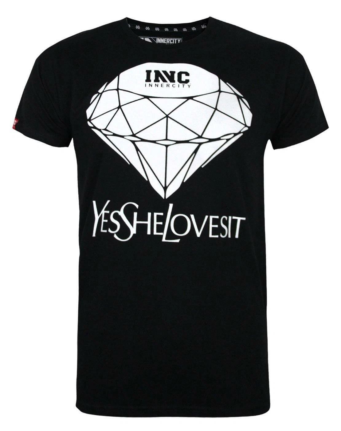 

Junk Food Clothing Black Diamond Graphic Short Sleeved 100% Cotton T-shirt Mens Tees Top Mens 3XL