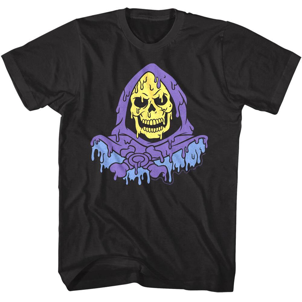 Masters of the Universe Melting Skeletor Men s T-Shirt Evil Overlord He-Man Gray Unisex T-Shirt M