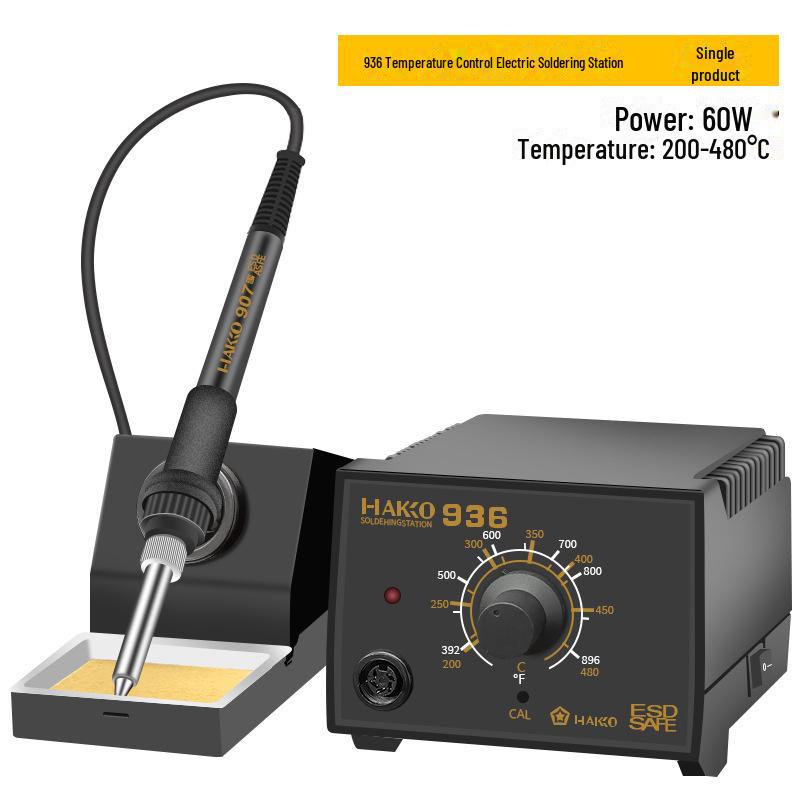 

Антистатическая паяльная станция White Light 936 с регулируемой температурой, 60 Вт, сердечником 1321 и инструментом для ремонта 907.