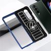 For Samsung Galaxy Z Fold 4 5g Case Luxury Armor Soft Shockproof Car Holder Magnetic Ring Phone Case For Galaxy Zfold4 Z Fold 4