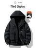 MLB & NY Collaboration Unisex Japanese Workwear White Duck Down Jacket - Warm, Cold-Proof Men's Coat.