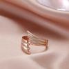 Kinel Rose Gold Color Resizable Women's Ring