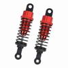 2PCS 1 18 Remote Control Car Metal Shock Absorber Damper for 1:18 RC Car 65mm Red
