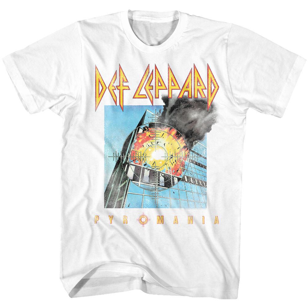 Def Leppard Pyromania Album Cover Men T Shirt Rock Music Band Merch S