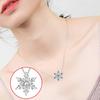 Trendy Snowflake Pendant Necklace For Christmas Gift Fashion Christmas Snowflake Party Women