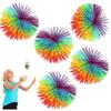 10cm Jugging Ball Colorful Rubber Wire Ball Toys For Kids Anti-Stress Stretchy Ball Children's Novelty Toys Funny Rubber Toy