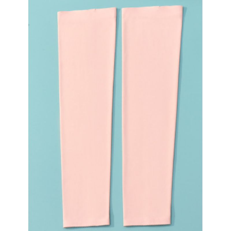 

UPF50 + Light and Cool Japanese Sun Protection UV Protection Oversleeve for Women Outdoor Cycling Arm Guard Tattoo Cover Oversleeve Pink No Thumb Buckle All yards