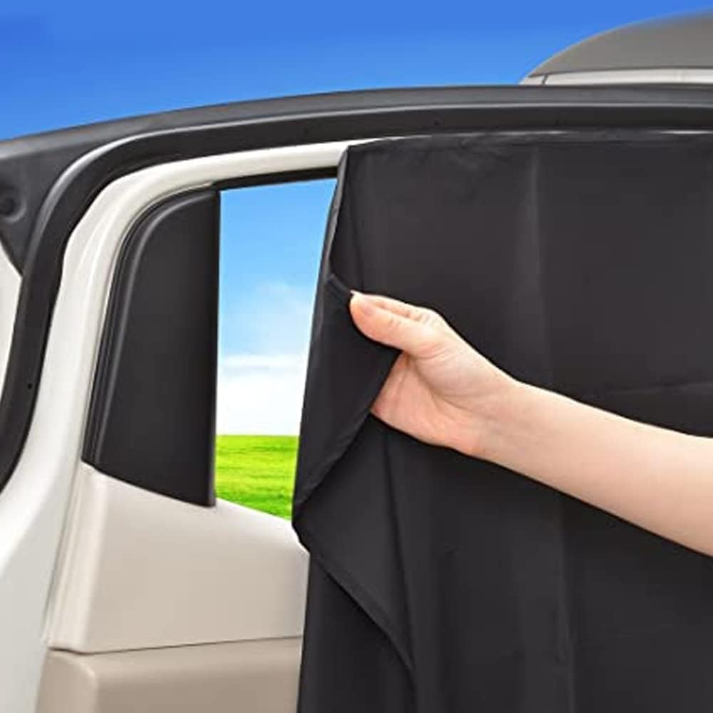 Car Sun Shade Set of 4, Car Window Sun Shade, UV Protection, Interior Blindfold,